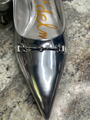 Sam Edelman Kaya 2 Women's Silver Pumps with dust bag thumbnail 11