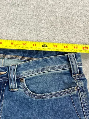 Carhartt Work Jeans Women's 10 Blue Denim Pockets Bootcut Leg Traditional Fit thumbnail 5
