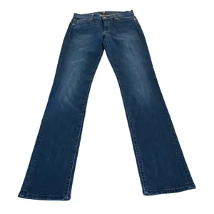 7 for all mankind Straight Leg Jeans Size 28‎ thumbnail 1
