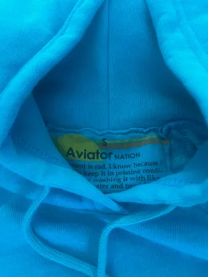 RARE Aviator Nation Bolt Stitch 5 Stripe Hoodie thumbnail 2