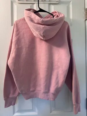 Abercrombie Sunday Hoodie Soft Essentials Cropped Mauve Pink S thumbnail 3