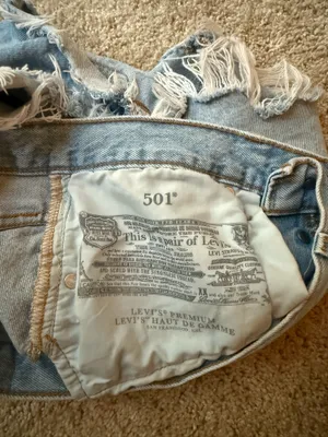 Levi’s 501 Shorts Denim Light Wash thumbnail 5