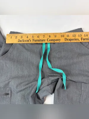 Figs Technical Scrubs Gray Top Pants Set Women's Size XSmall thumbnail 10