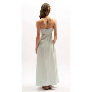 NWT La Maise Studio Marie Maxi Dress Reef Print Linen Blend A-Line‎ XL $224 thumbnail 3