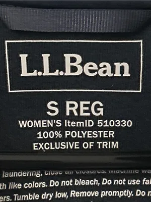 Vintage L.L. Bean Cream Hooded Sherpa Jacket with Navy Lining thumbnail 5