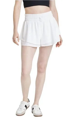 NWT Joylab Double-Layer Woven Mid-Rise Shorts 2.5 in 92618165 White XS thumbnail 1