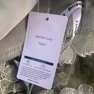 Fairy Floral Fantasy Midi Dress 2 Corsette Back Dusty Sage Embroidery Tulle thumbnail 9