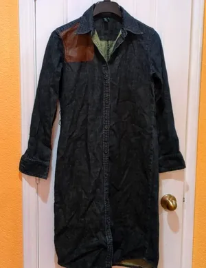 Ralph Lauren Jean Co. XS cotton denim dress. . thumbnail 1