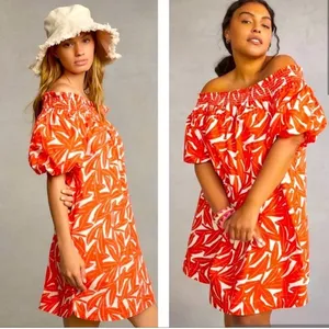 Anthro Whit Two off the shoulder dress thumbnail 2