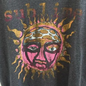 Sublime Sun Graphic T-Shirt Band Tee Gray Small thumbnail 3