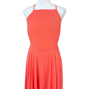Lulus Mythical Kind of Love Coral Pink‎ Maxi Dress Long Gown Size Medium thumbnail 2