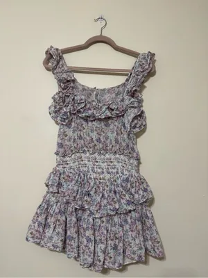 LoveShackFancy Shanely Mini Dress thumbnail 5