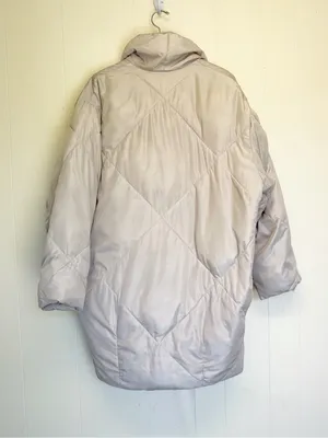 FREE PEOPLE Ella Puffa Puffer Jacket Mineral Dust thumbnail 5