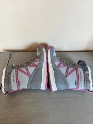 Merrell snow boots size 7 snow crush 2.0 gray pink purple thumbnail 6