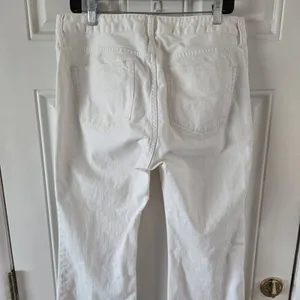 Gap 1969 Long & Lean White Sexy Bootcut Jeans Size 12 / 31x32 Y2K Mid Rise Denim thumbnail 4