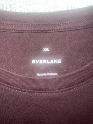 EVERLANE THE SLIM LONG-SLEEVE CREW IN ESSENTIAL COTTON dark chocolate xxl thumbnail 3