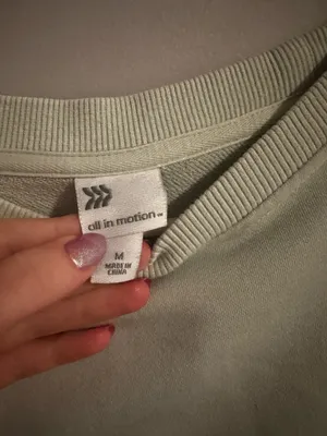 All in Motion Light Green Pullover thumbnail 4