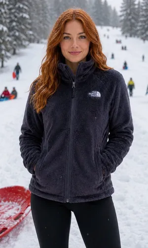 The North Face Women’s Osito Zip Up Fleece Jacket Size Medium thumbnail 1