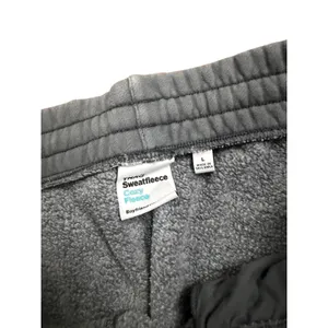 Tna Aritzia Cozy Fleece Boyfriend Sweatpant GD Black Faded Grey Large‎ L thumbnail 4