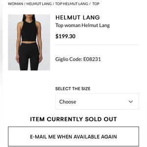 Helmut Lang Black Sleeveless Women's ribbed‎ tank size large thumbnail 14