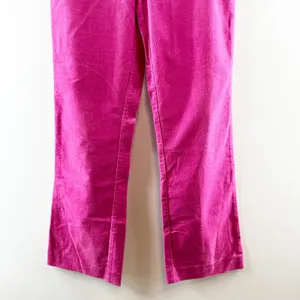 Lilly Pulitzer High Rise Vintage Corduroy Bootcut Straight Pants Pink 4 thumbnail 12