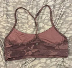 Lululemon Pink Camo Flow Y Soft Sports Bra thumbnail 3