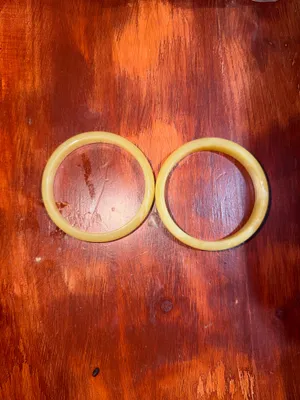 AliExpress 4 Resin Acrylic Round Bangle Set thumbnail 2