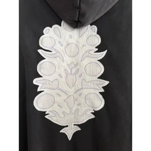 Free people Movement Sprint To The Finish Logo Hoodie Black/White Womens Size Sm thumbnail 9