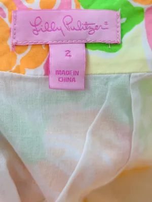 Lilly Pulitzer Martini Skirt What a‎ Wonderful World Floral Size 2 thumbnail 5