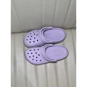 CROCS Classic Clog in Light Lavender 7 Womens Purple thumbnail 2