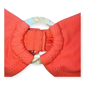 Aerie Womens coral o-ring swimsuit top thumbnail 4