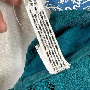 Intimately‎ Free People Women Ocean Teal Lace Bandeau Bra NWT Size M F7150220A thumbnail 5