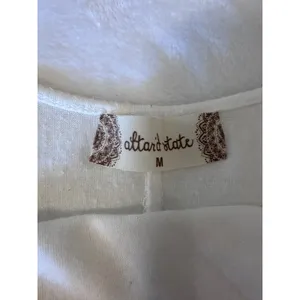 Altar'd State White Lace Hem Camisole Tank Top Womens Medium D11405 Boho Scoop thumbnail 4