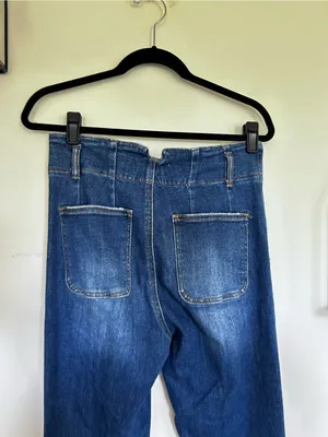 Risen Jeans High Rise Waist Flare Leg Jeans Size 11/30 thumbnail 3