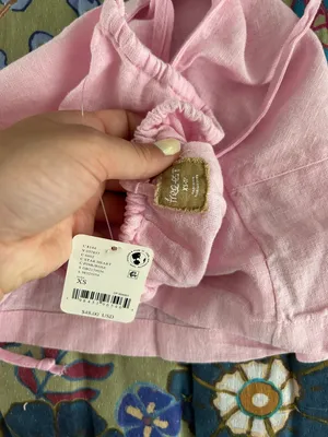 Free People Light Pink halter top thumbnail 3