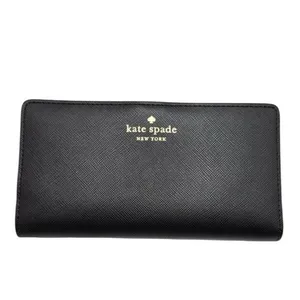 Kate Spade New York Slim Schuyler Billfold Wallet Saffiano PVC‎ Black NWT thumbnail 8