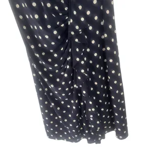 American Living Women's 14‎ Blue Polka Dot Runched Ruffle Dress Kentucky Derby thumbnail 8