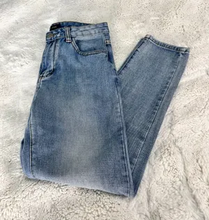 White Fox Boutique Jeans Size S Light Wash Straight Leg Denim thumbnail 1