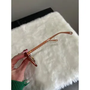 Chloé Core 56mm Square Sunglasses Nude Nude Orange Womens Size NS thumbnail 6