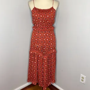 Misa Nati‎ Red Sleeveless MIDI Dress XS thumbnail 3