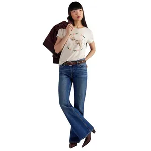 Free People We The Free Fur Friend Doodle Dog‎ Cream Tee Shirt Small Sold Out thumbnail 2
