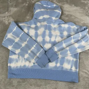 Fp‎ Movement Free People Blue White Tie Dye Pullover Sweatshirt Hoodie Womens M thumbnail 8