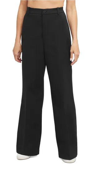 SPANX stretch twill wide leg Black Size XL thumbnail 1