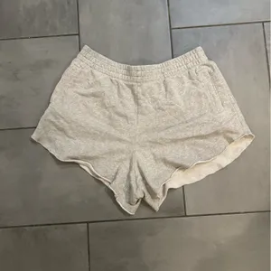 Aerie Fleece-of-Mind High-Waisted Shorts in Grey thumbnail 2