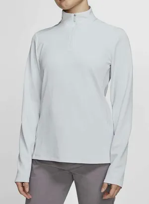 Nike Women's Grey and White Jacket thumbnail 1