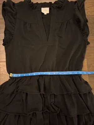 Anthropologie Sundays June Tiered Mini Dress Sz M thumbnail 10