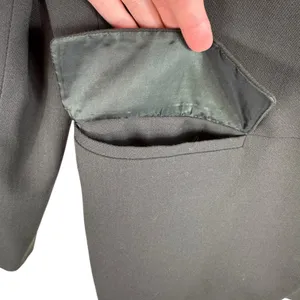 Eddie Bauer Deep Forest Green Wool Single Breasted Button Up Lined‎ Blazer Sz 10 thumbnail 3