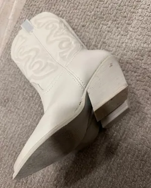 Steve Madden White Cowgirl Boots thumbnail 5