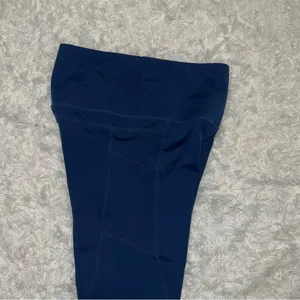 ZYIA Active Leggings Size XS Navy Blue With Pockets thumbnail 4