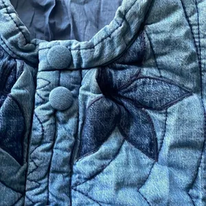 Free People Quinn Quilted Cotton Denim Jacket thumbnail 6